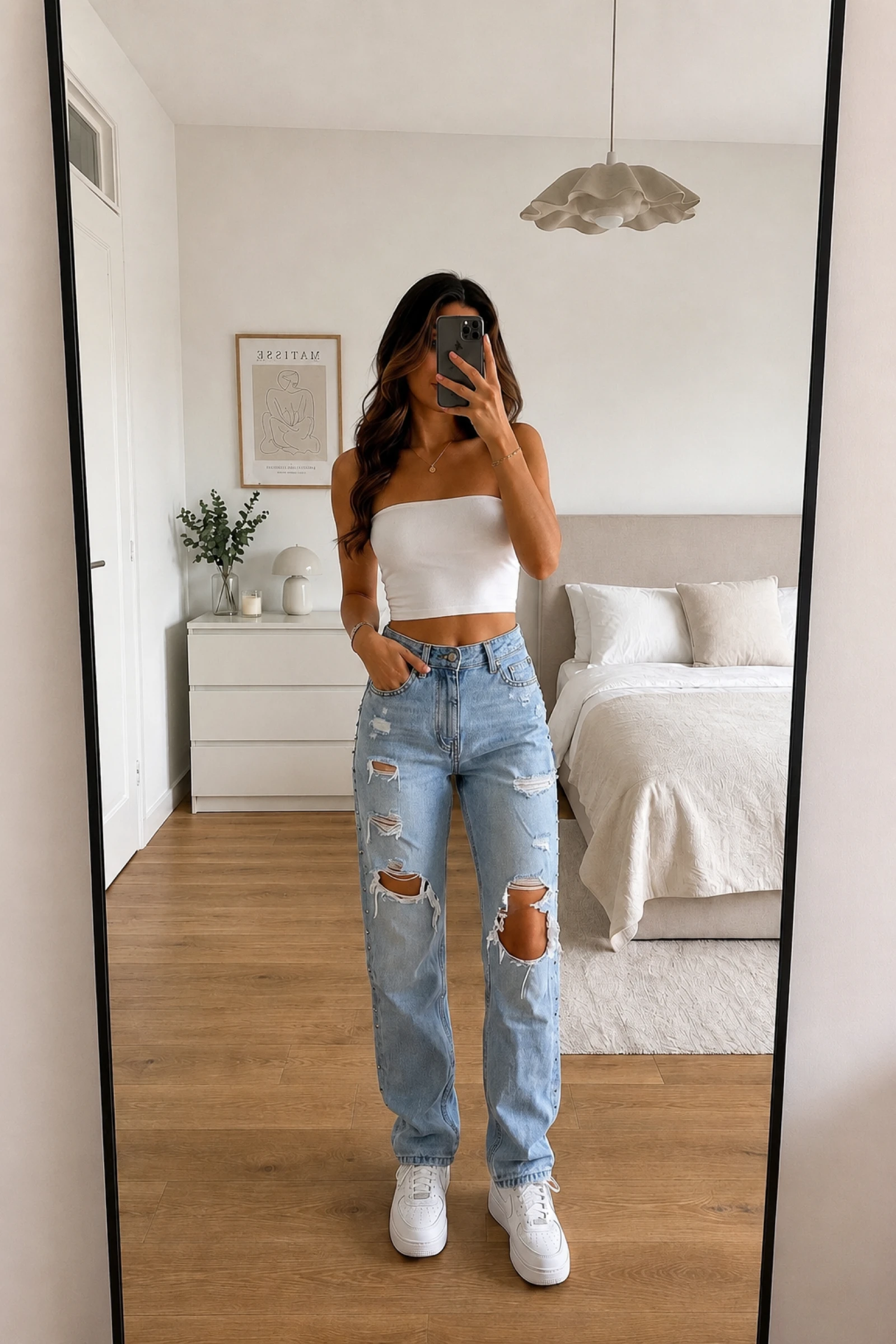 jean long bershka 